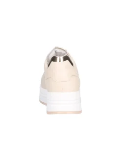 Sneaker platform Nero Giardini da donna beige