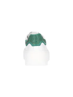 Sneaker platform Nero Giardini da donna bianca