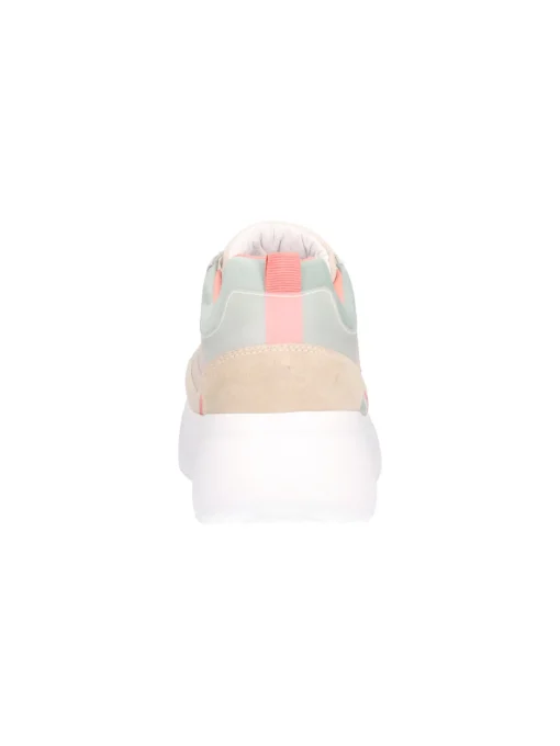 Sneaker platform Nero Giardini da donna beige
