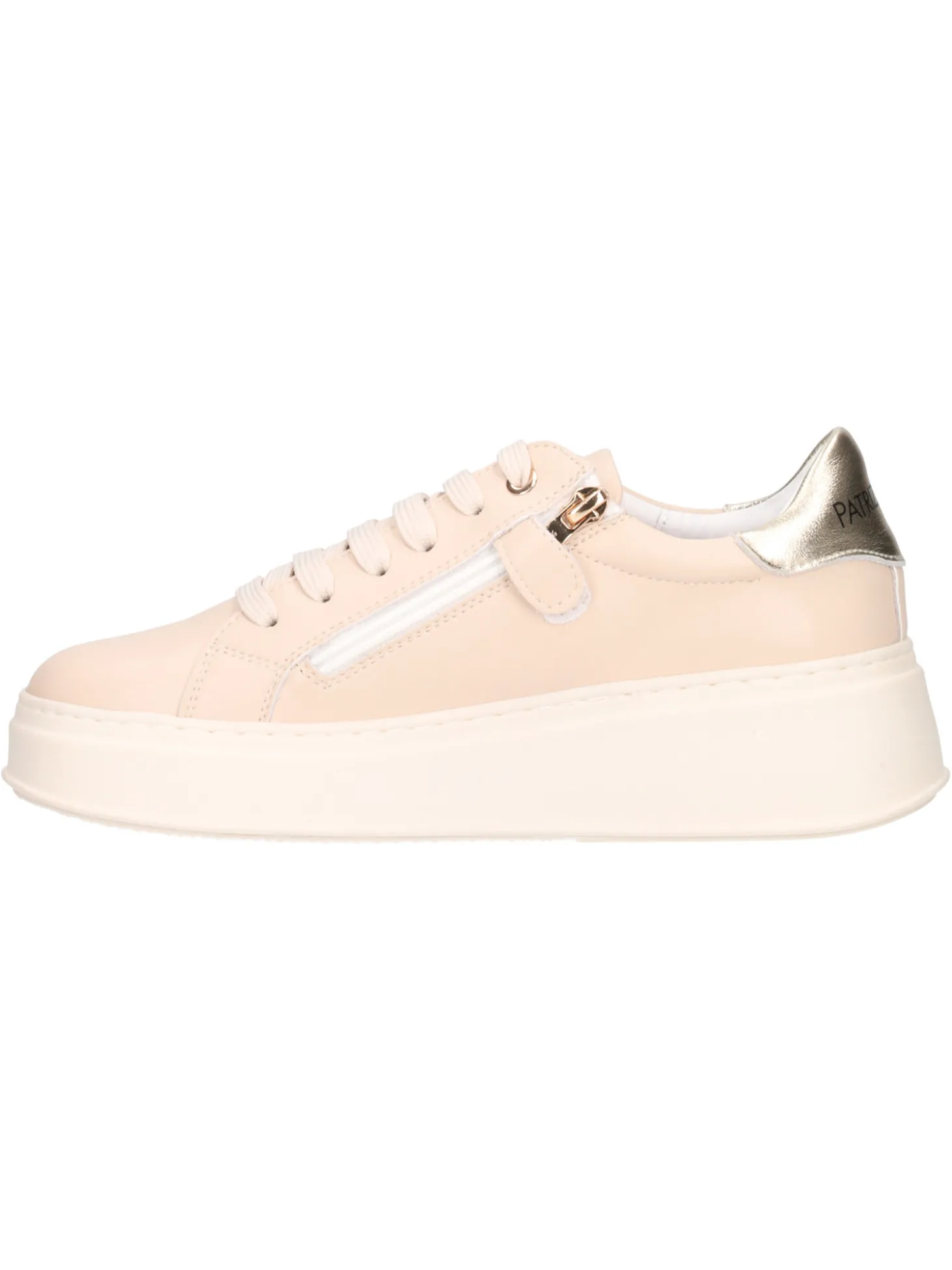 Sneaker platform Patrizia Pepe da donna beige