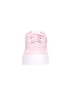 Sneaker platform Puma Court Lally da donna rosa