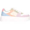 Sneaker platform Refresh Vegan da donna multicolor