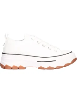 Sneaker platform Refresh Vegan da donna bianca