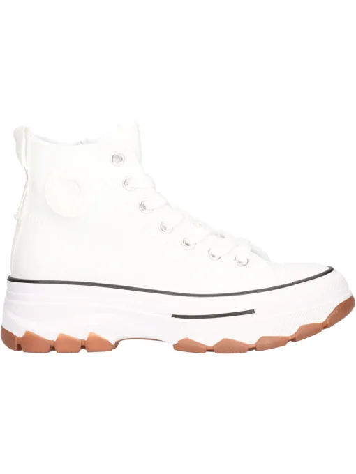 Sneaker platform Refresh Vegan da donna bianca