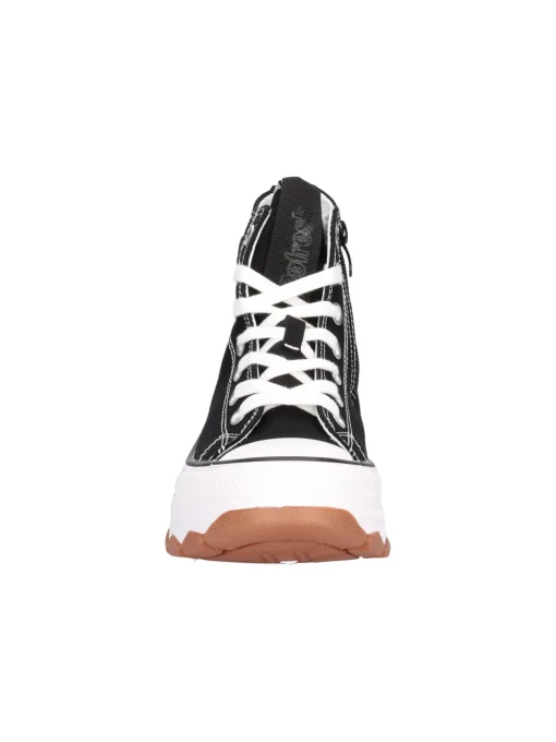 Sneaker platform Refresh Vegan da donna nera