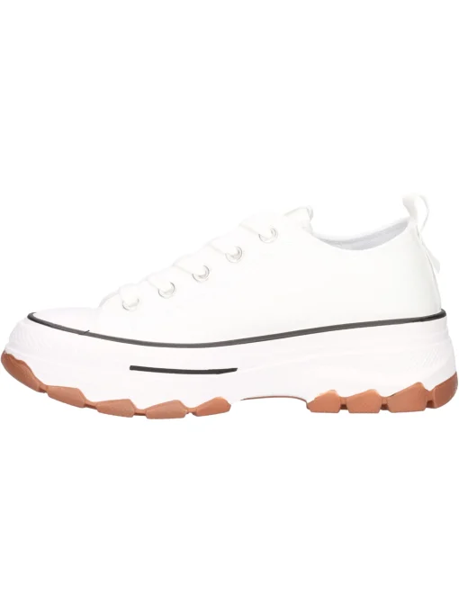 Sneaker platform Refresh Vegan da donna bianca
