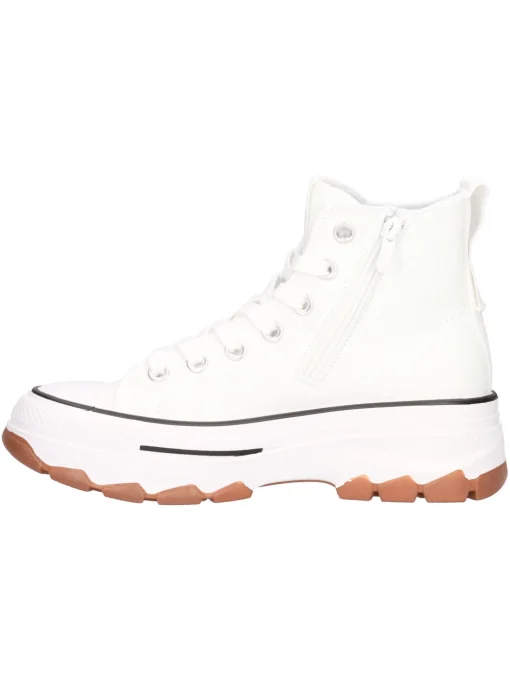 Sneaker platform Refresh Vegan da donna bianca