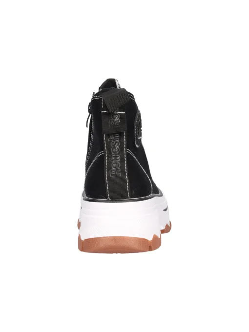 Sneaker platform Refresh Vegan da donna nera