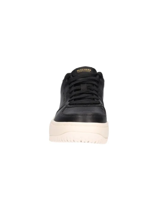 Sneaker platform Skechers Court da donna nera