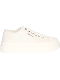 Sneaker platform Tommy Hilfiger da donna avorio