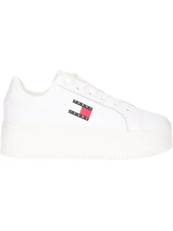 Sneaker platform Tommy Hilfiger da donna bianca