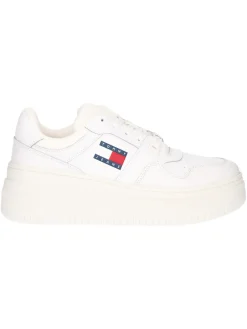 Sneaker platform Tommy Hilfiger da donna bianca