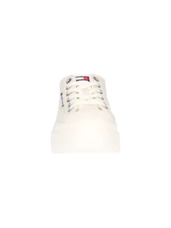 Sneaker platform Tommy Hilfiger da donna avorio