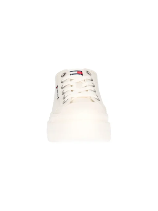 Sneaker platform Tommy Hilfiger da donna avorio