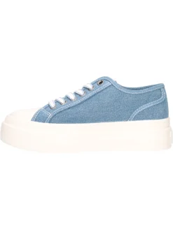 Sneaker platform Tommy Hilfiger da donna blu jeans