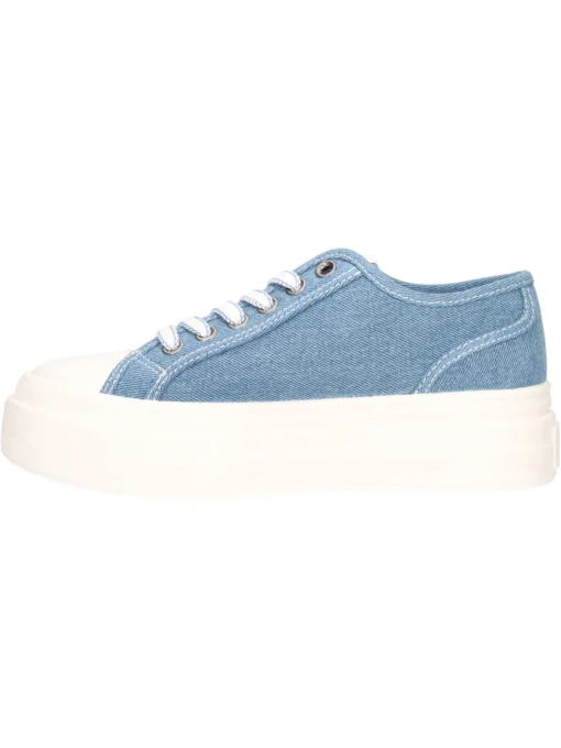 Sneaker platform Tommy Hilfiger da donna blu jeans