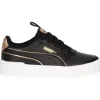 Sneaker Puma Carina da bambina nera