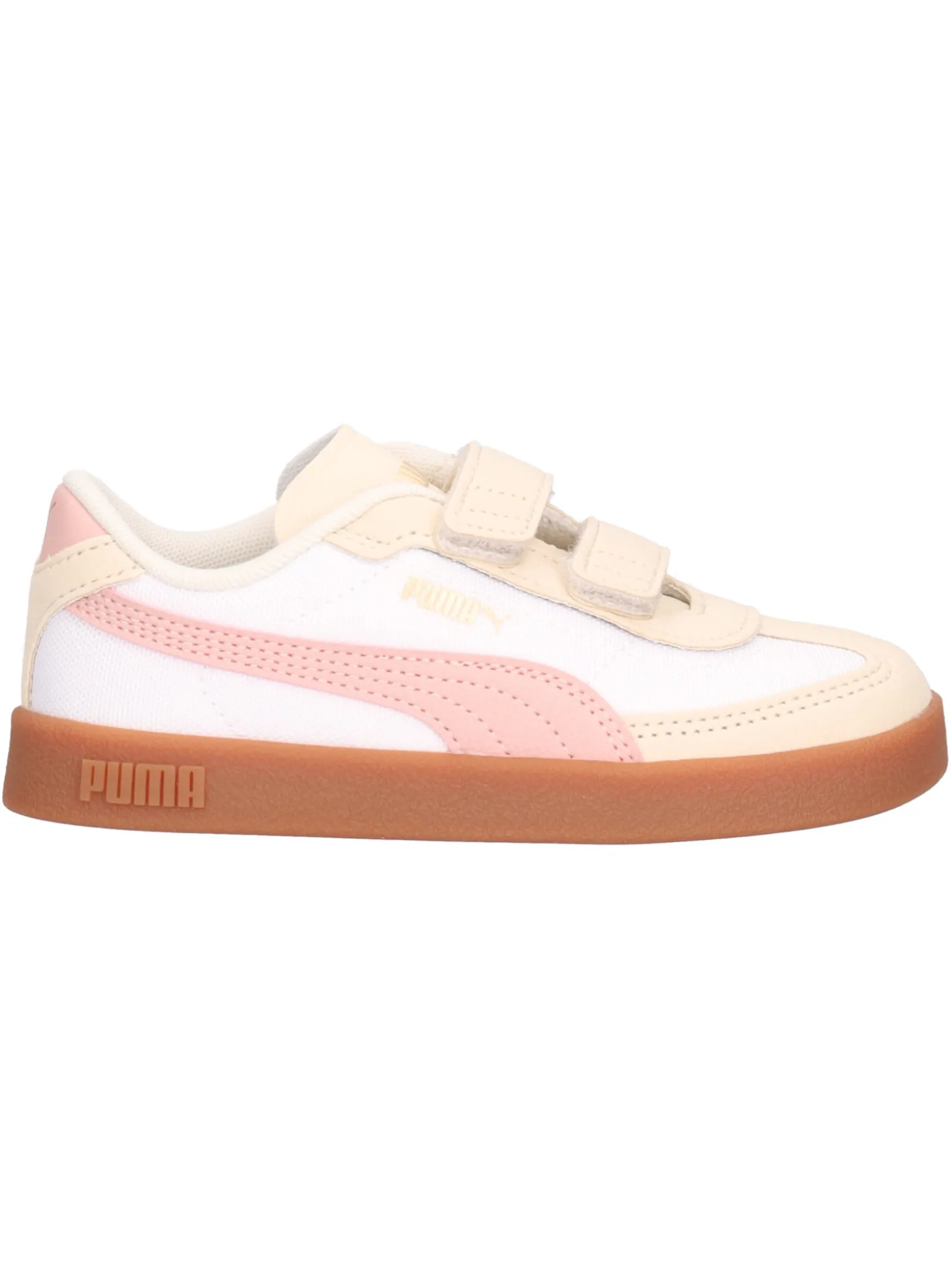 Sneaker Puma Club II Era primi passi bambina beige