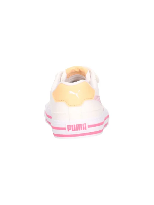 Sneaker Puma Court da bambina avorio