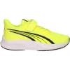 Sneaker Puma Pounce da bambino gialla fluo