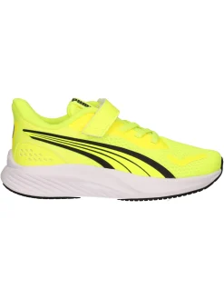 Sneaker Puma Pounce da bambino gialla fluo