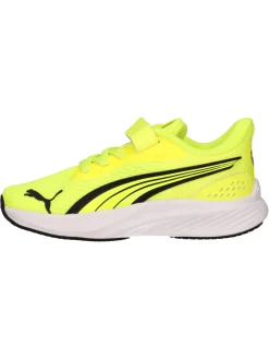 Sneaker Puma Pounce da bambino gialla fluo