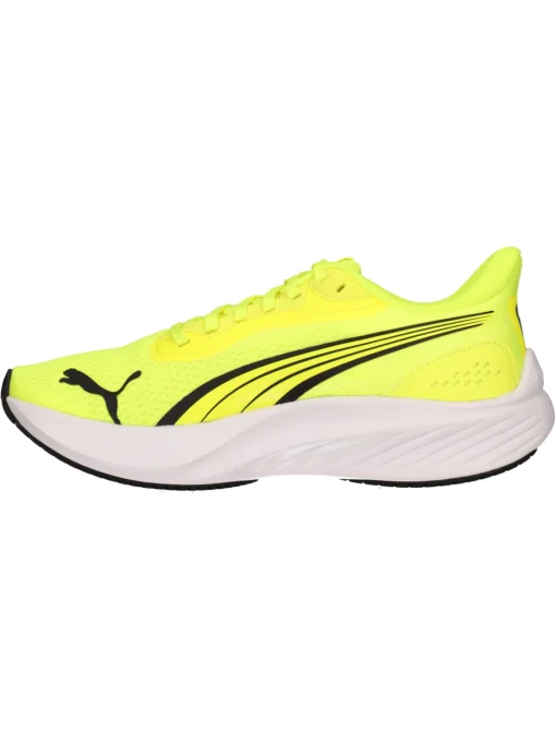 Sneaker Puma Pounce da bambino gialla fluo