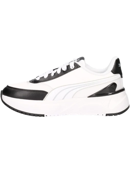 Sneaker Puma R78 da donna bianca e nera