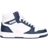 Sneaker Puma Rebound da bambino blu e bianca
