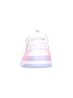 Sneaker Puma Rebound da bambina bianca e rosa
