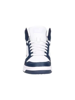 Sneaker Puma Rebound da bambino blu e bianca