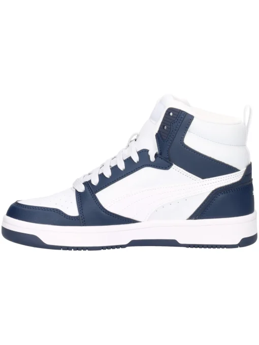 Sneaker Puma Rebound da bambino blu e bianca