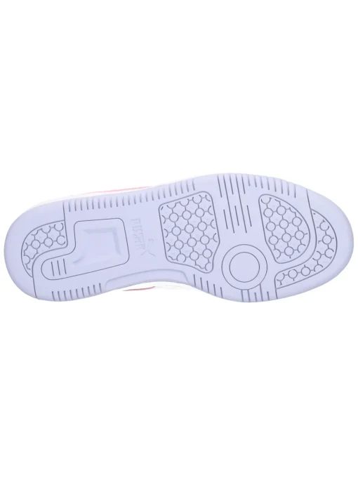 Sneaker Puma Rebound da bambina bianca e rosa
