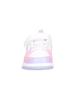 Sneaker Puma Rebound primi passi bambina bianca e rosa