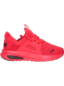 Sneaker Puma Soft Enzo da bambino rossa