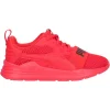 Sneaker Puma Wired da bambino rossa