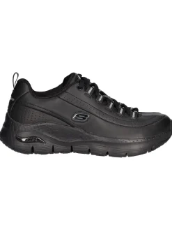 Sneaker Skechers ArchFit da donna nera