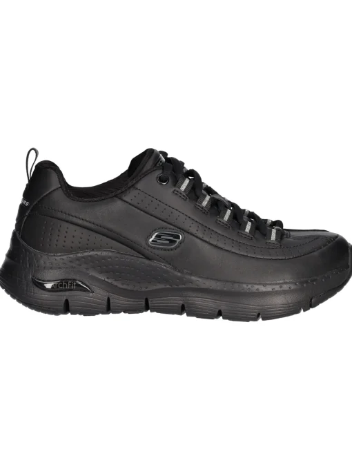 Sneaker Skechers ArchFit da donna nera