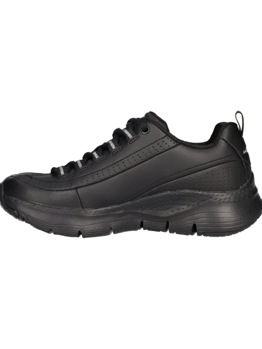 Sneaker Skechers ArchFit da donna nera
