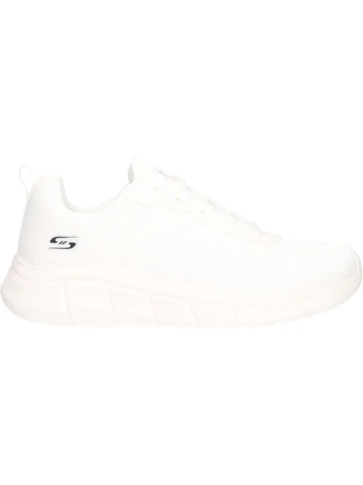 Sneaker Skechers Bobs Vegan da donna bianca