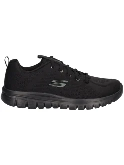 Sneaker Skechers con Memory Foam da donna nera