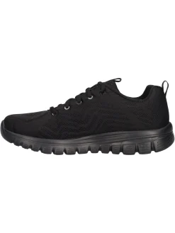 Sneaker Skechers con Memory Foam da donna nera