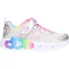 Sneaker Skechers da bambina argento glitter