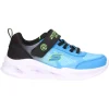 Sneaker Skechers Lights da bambino azzurra
