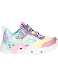 Sneaker Skechers primi passi bambina multicolor
