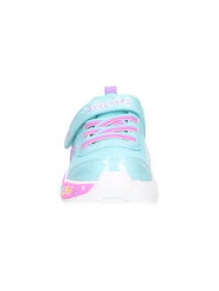 Sneaker Skechers primi passi bambina azzurra