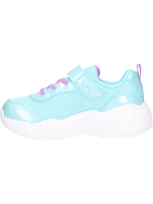 Sneaker Skechers primi passi bambina azzurra