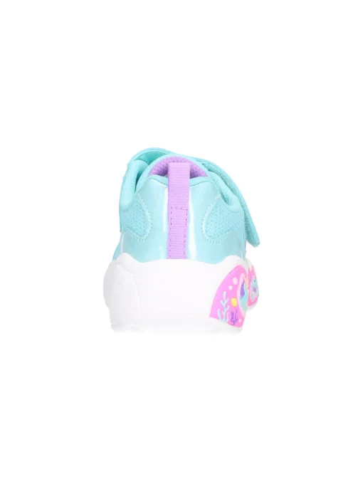 Sneaker Skechers primi passi bambina azzurra