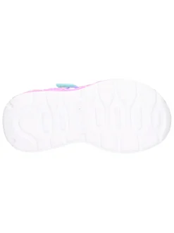Sneaker Skechers primi passi bambina azzurra