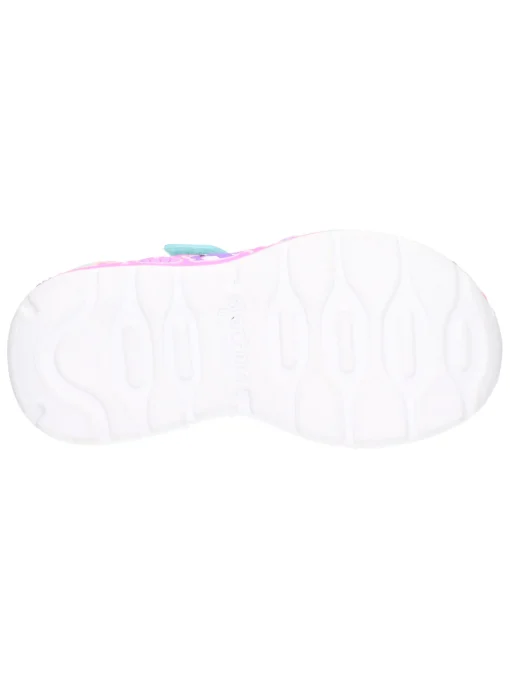 Sneaker Skechers primi passi bambina azzurra